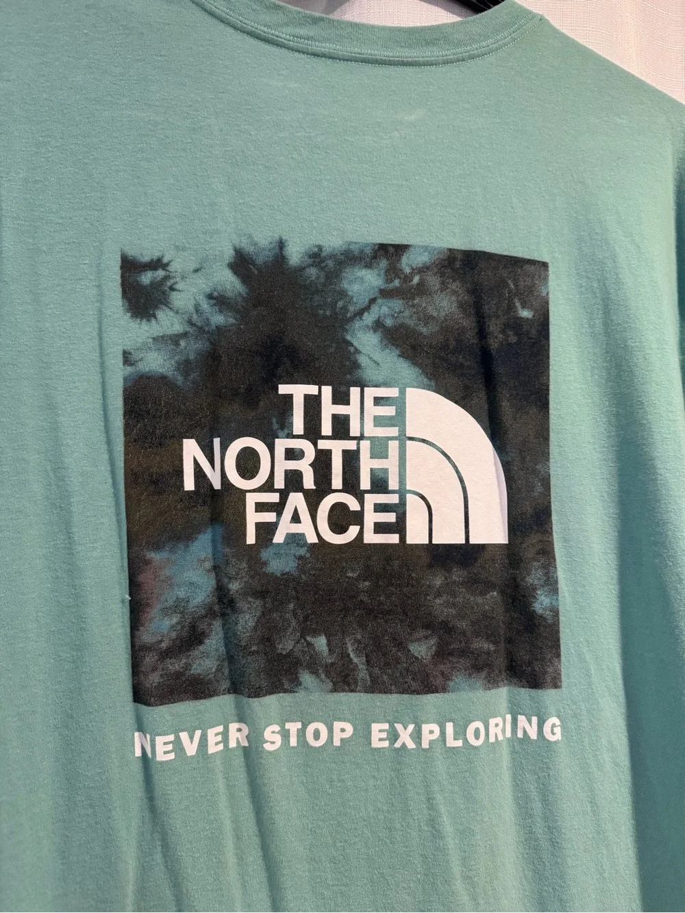 The North Face Men's Classic Logo T-Shirt - Teal Seafoam Green XL